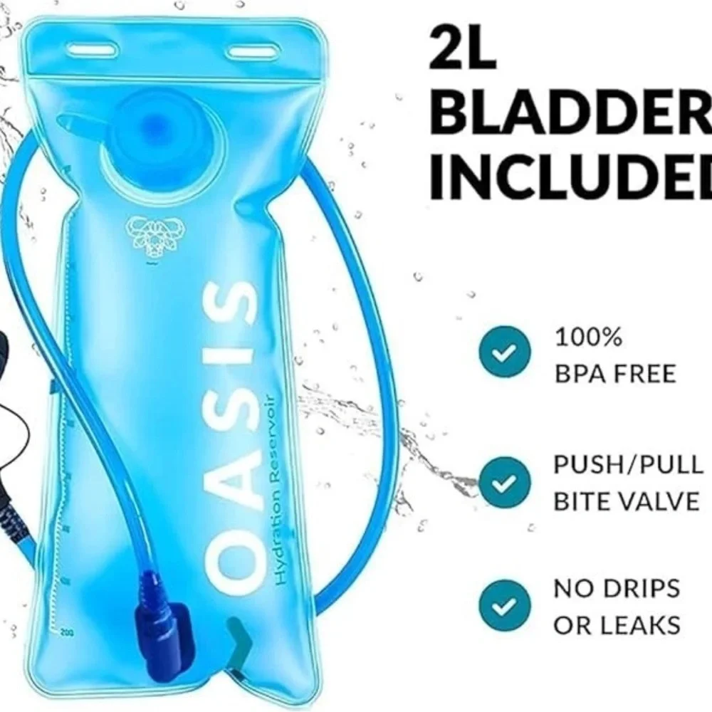 Water Buffalo Hydration Backpack W/ 2L Water Bladder